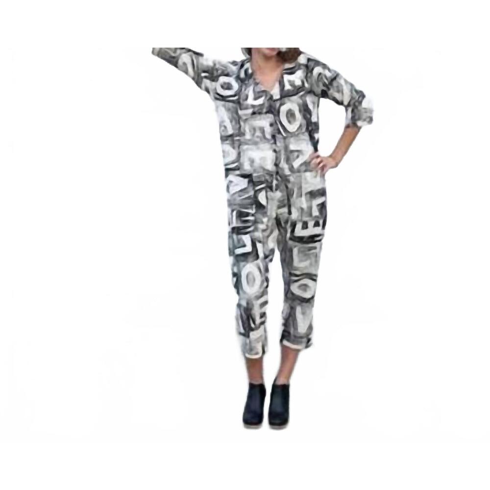 NEW HAPPY FRENCH GANG love letters jumpsuit in prints